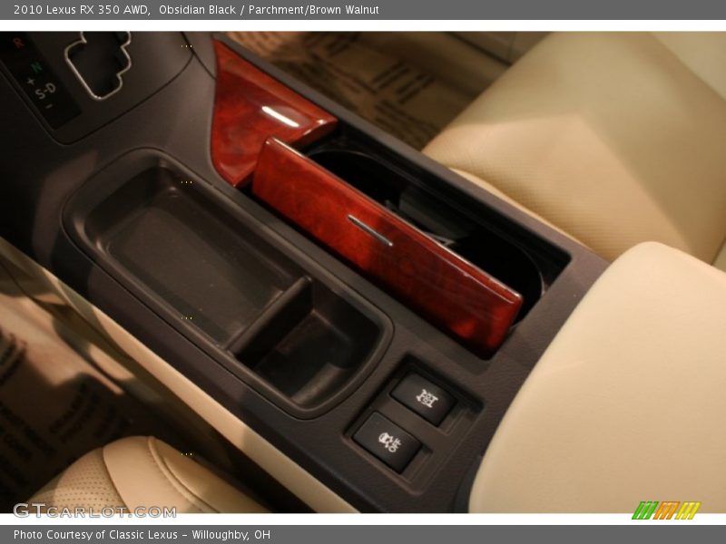 Obsidian Black / Parchment/Brown Walnut 2010 Lexus RX 350 AWD
