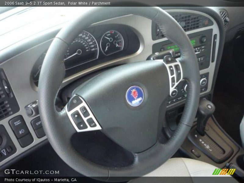 Polar White / Parchment 2006 Saab 9-5 2.3T Sport Sedan