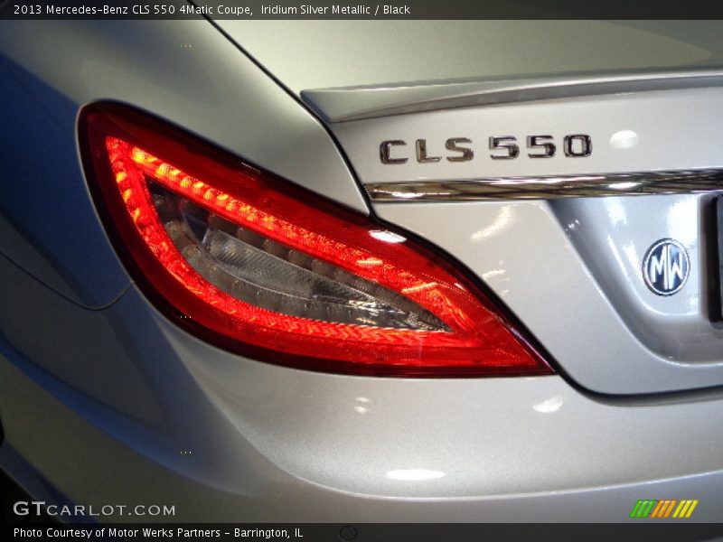 Iridium Silver Metallic / Black 2013 Mercedes-Benz CLS 550 4Matic Coupe