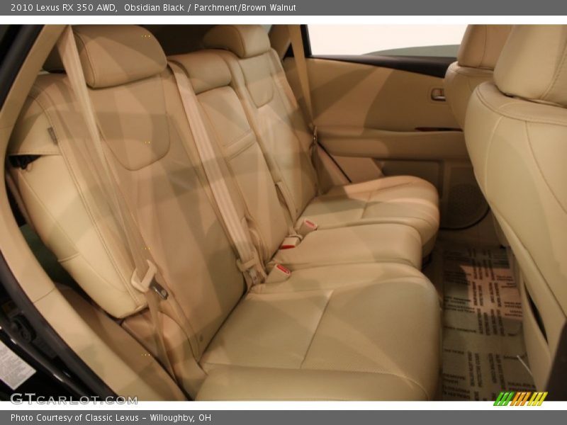 Obsidian Black / Parchment/Brown Walnut 2010 Lexus RX 350 AWD