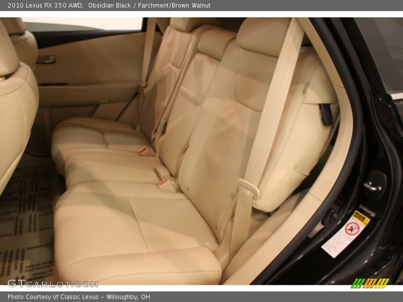 Obsidian Black / Parchment/Brown Walnut 2010 Lexus RX 350 AWD
