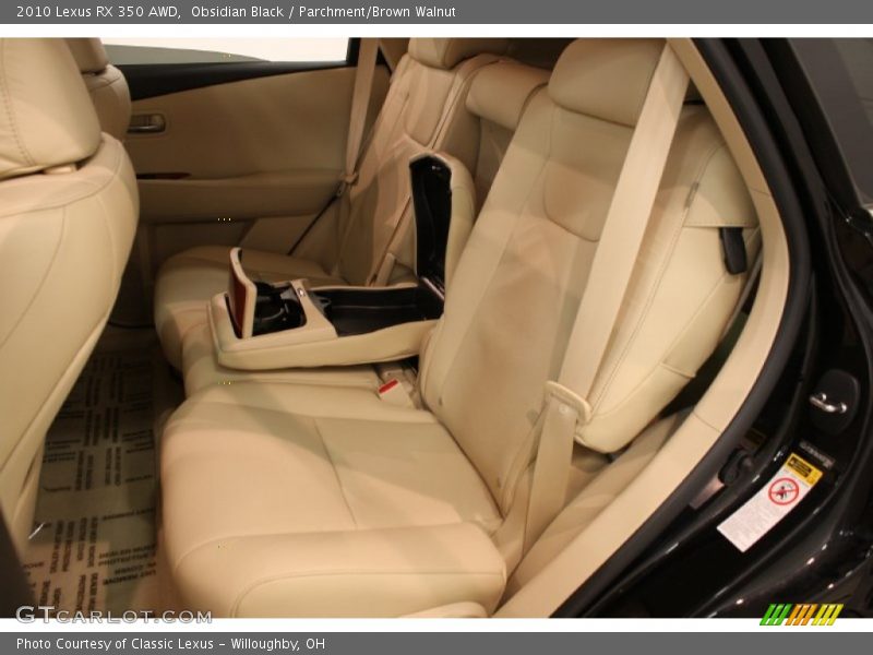 Obsidian Black / Parchment/Brown Walnut 2010 Lexus RX 350 AWD