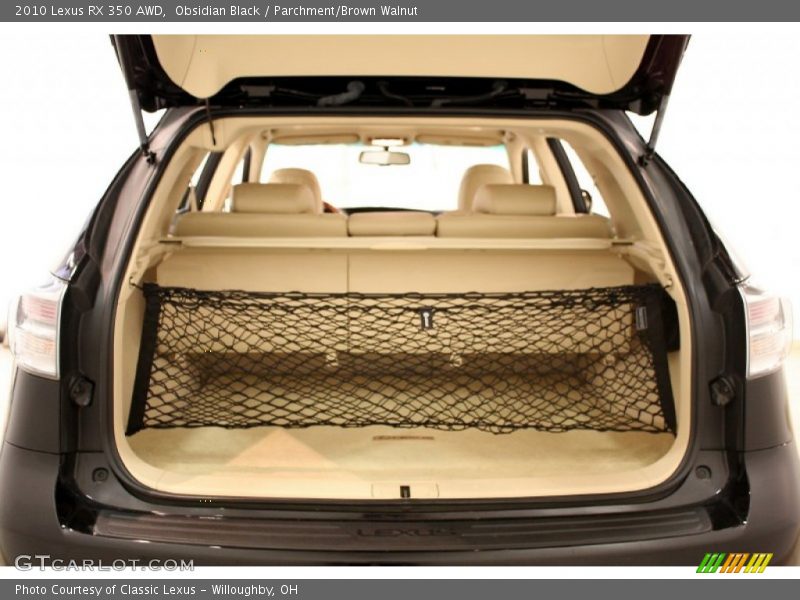 Obsidian Black / Parchment/Brown Walnut 2010 Lexus RX 350 AWD
