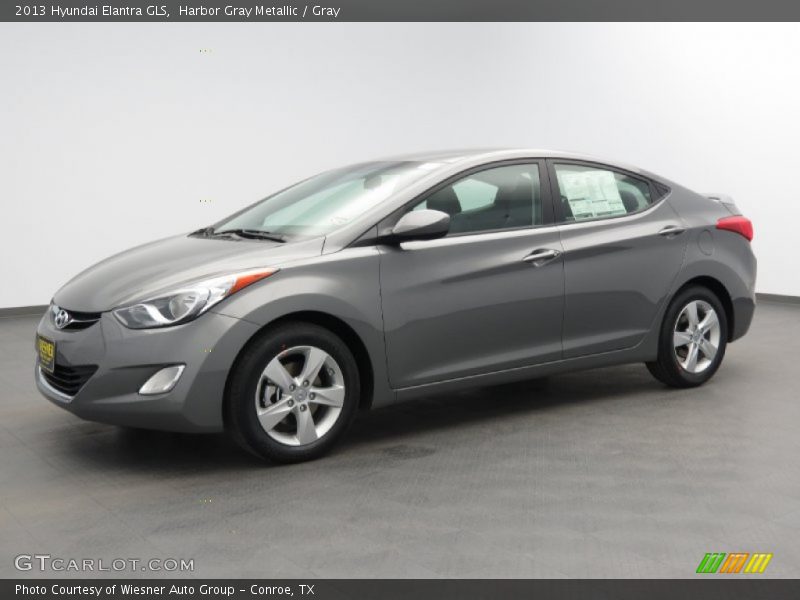 Harbor Gray Metallic / Gray 2013 Hyundai Elantra GLS