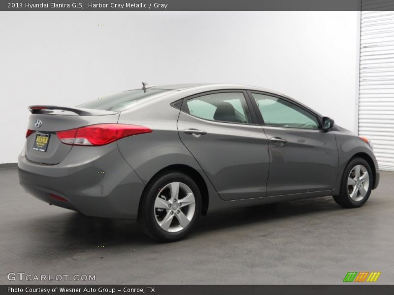 Harbor Gray Metallic / Gray 2013 Hyundai Elantra GLS