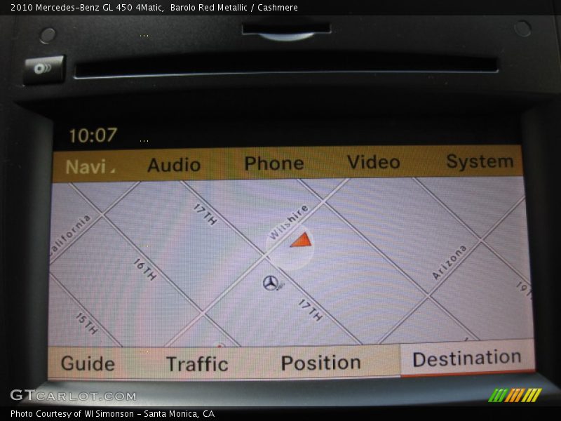 Navigation of 2010 GL 450 4Matic