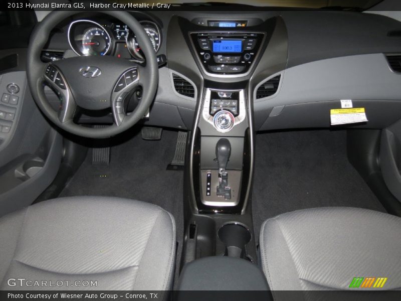 Harbor Gray Metallic / Gray 2013 Hyundai Elantra GLS