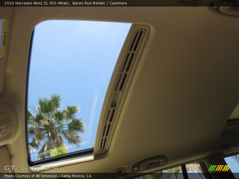 Barolo Red Metallic / Cashmere 2010 Mercedes-Benz GL 450 4Matic