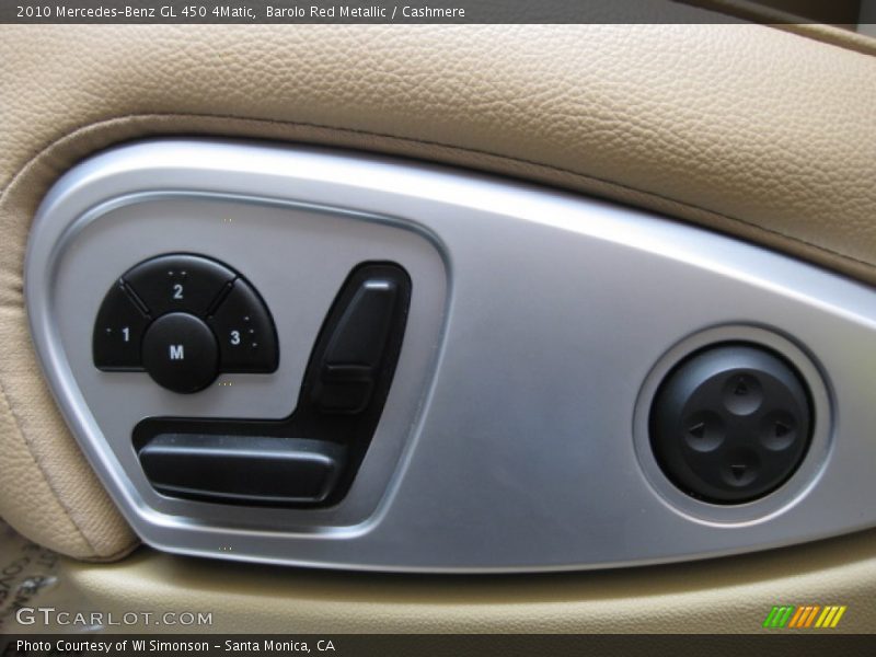 Barolo Red Metallic / Cashmere 2010 Mercedes-Benz GL 450 4Matic