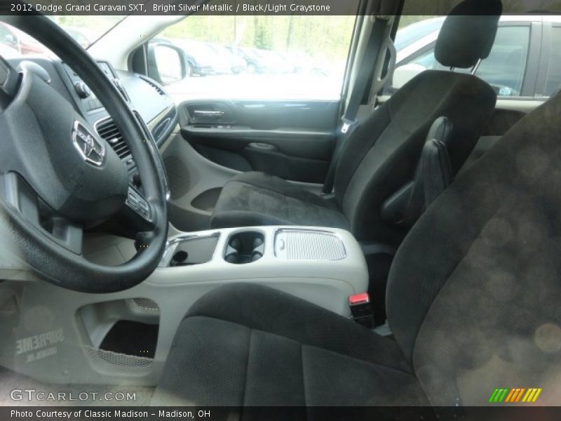 Bright Silver Metallic / Black/Light Graystone 2012 Dodge Grand Caravan SXT
