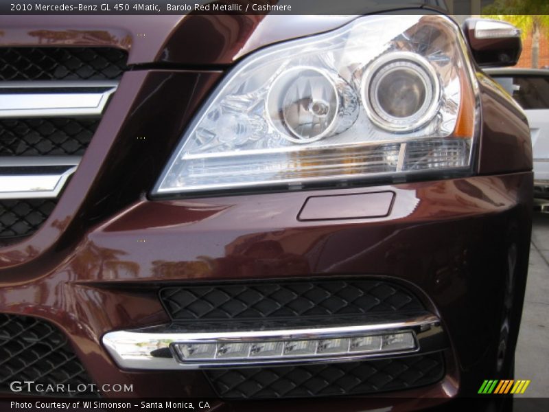 Barolo Red Metallic / Cashmere 2010 Mercedes-Benz GL 450 4Matic