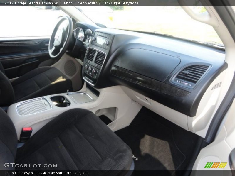 Bright Silver Metallic / Black/Light Graystone 2012 Dodge Grand Caravan SXT