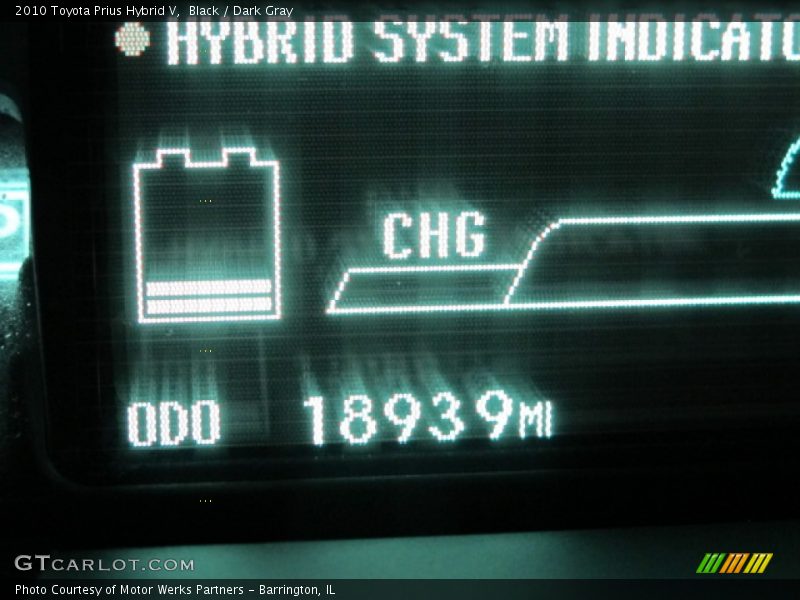 Black / Dark Gray 2010 Toyota Prius Hybrid V