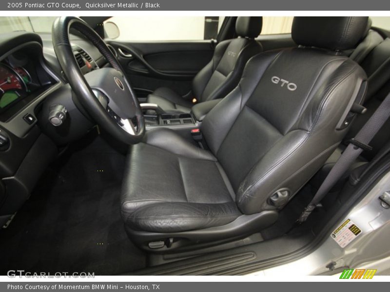  2005 GTO Coupe Black Interior