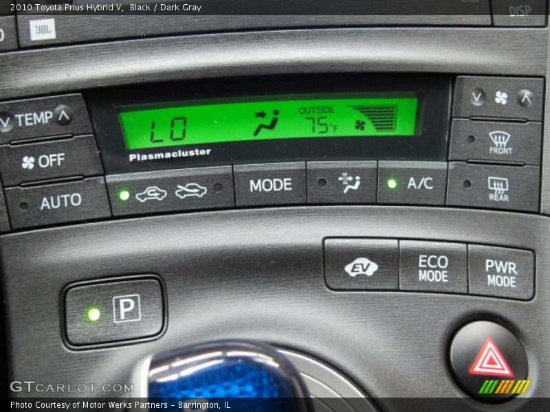 Black / Dark Gray 2010 Toyota Prius Hybrid V