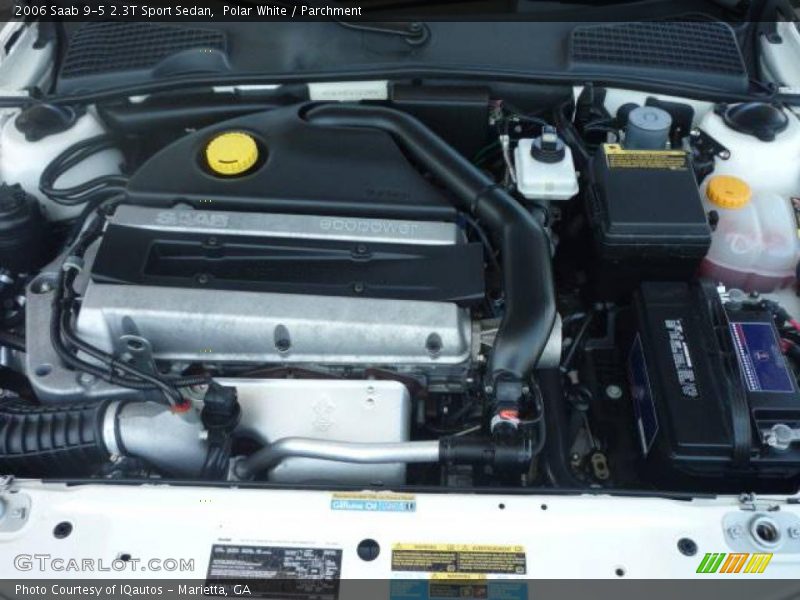 Polar White / Parchment 2006 Saab 9-5 2.3T Sport Sedan