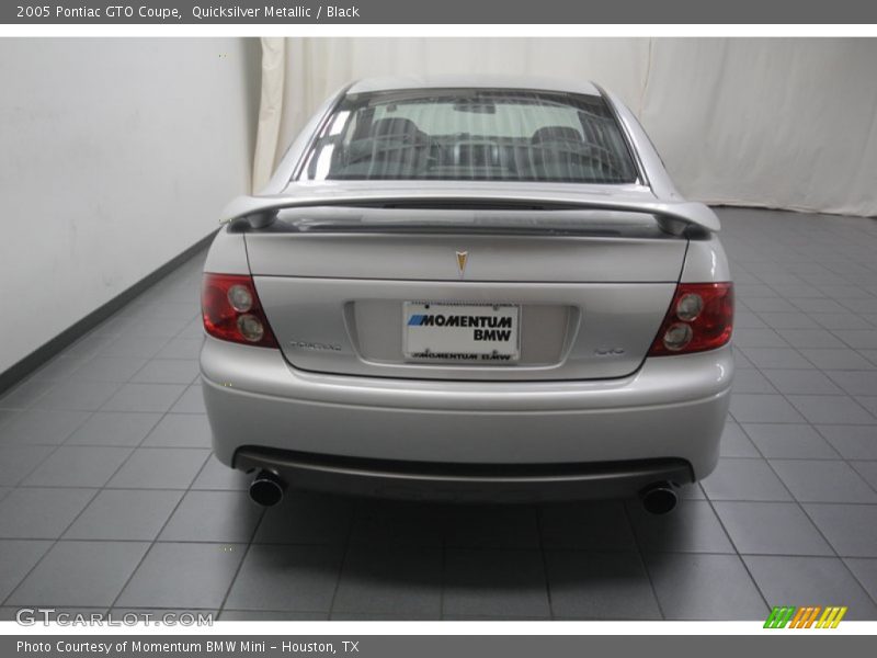 Quicksilver Metallic / Black 2005 Pontiac GTO Coupe