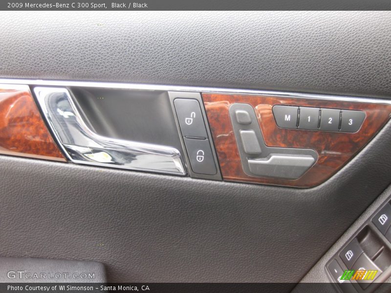Black / Black 2009 Mercedes-Benz C 300 Sport