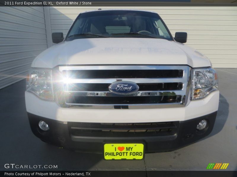 Oxford White / Stone 2011 Ford Expedition EL XL