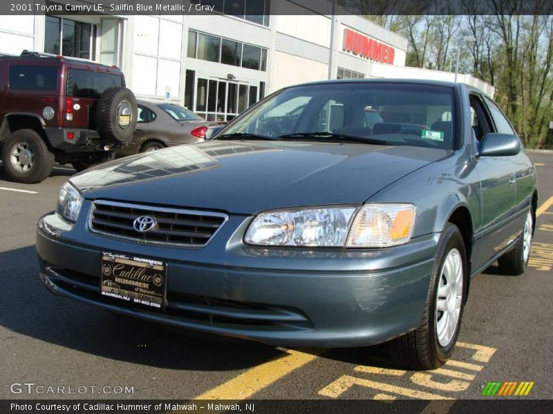 Sailfin Blue Metallic / Gray 2001 Toyota Camry LE