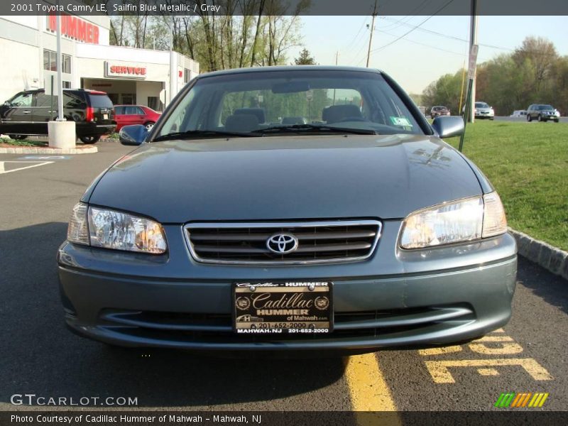 Sailfin Blue Metallic / Gray 2001 Toyota Camry LE