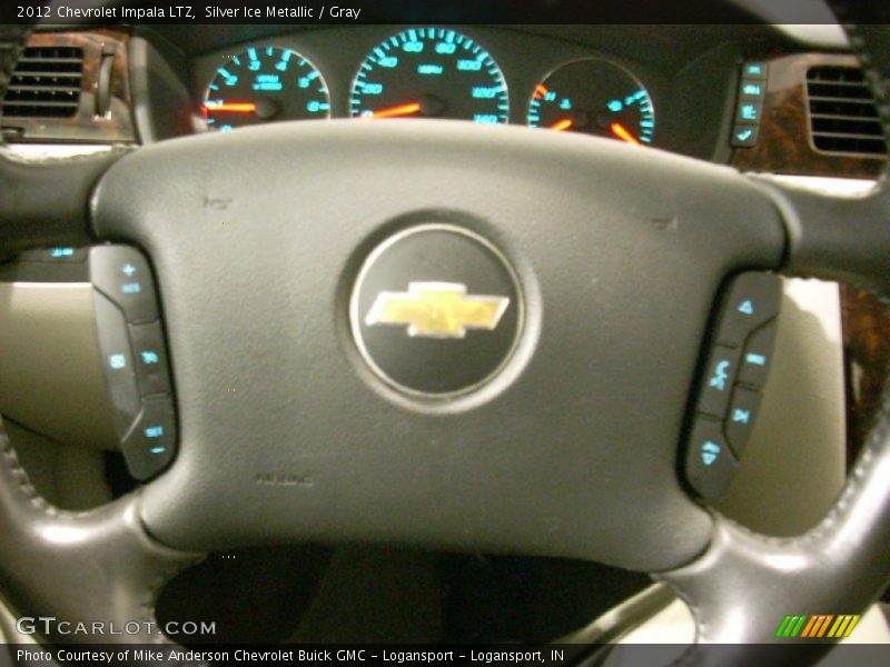 Silver Ice Metallic / Gray 2012 Chevrolet Impala LTZ