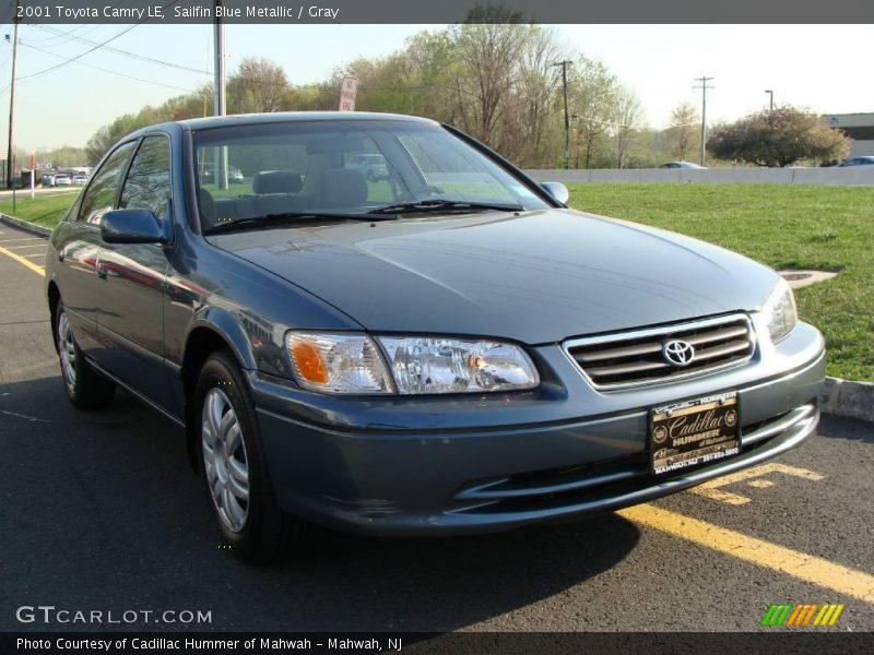 Sailfin Blue Metallic / Gray 2001 Toyota Camry LE