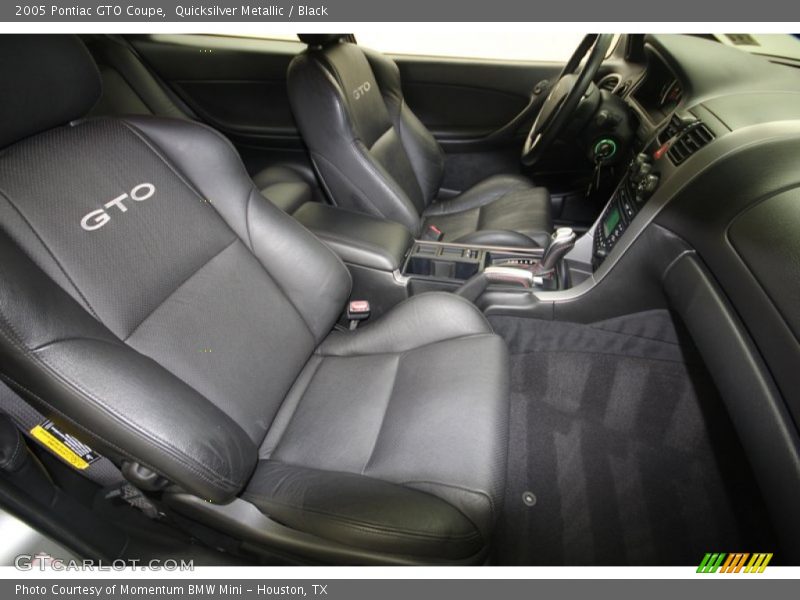 Front Seat of 2005 GTO Coupe