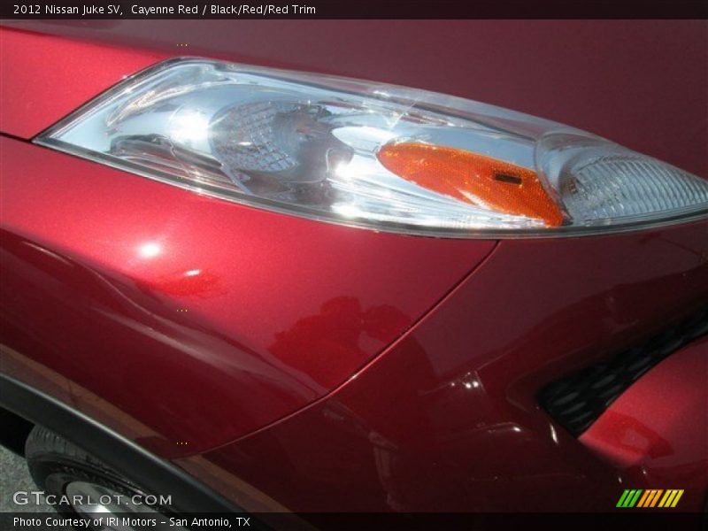 Cayenne Red / Black/Red/Red Trim 2012 Nissan Juke SV