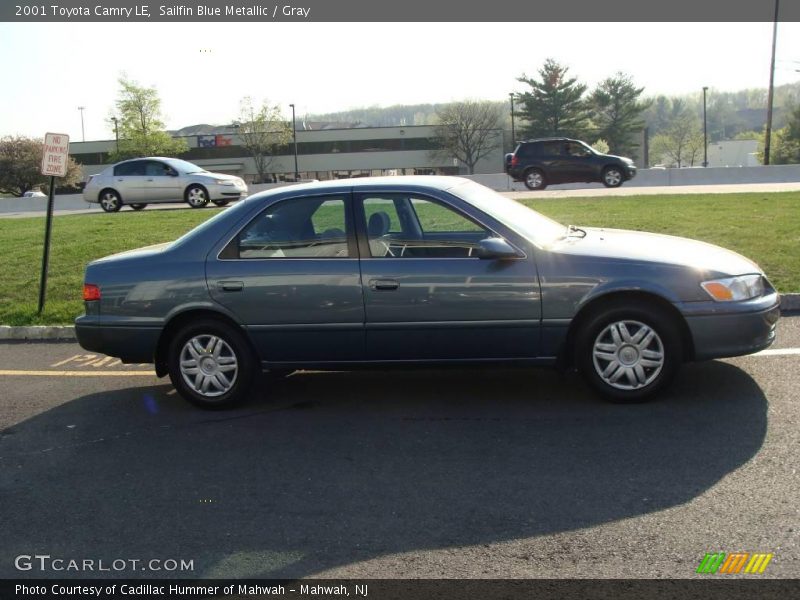 Sailfin Blue Metallic / Gray 2001 Toyota Camry LE