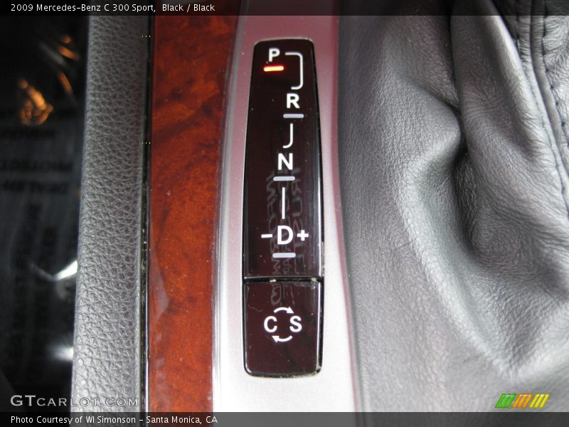 Black / Black 2009 Mercedes-Benz C 300 Sport