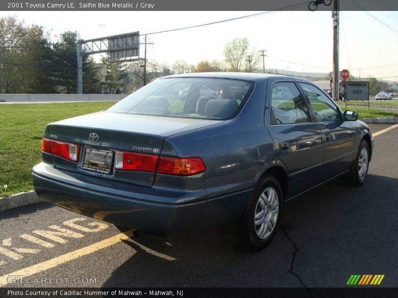Sailfin Blue Metallic / Gray 2001 Toyota Camry LE