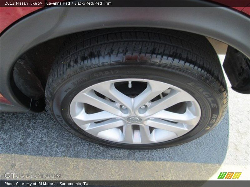 Cayenne Red / Black/Red/Red Trim 2012 Nissan Juke SV