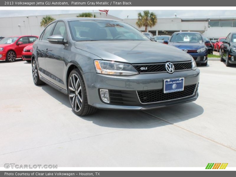Platinum Gray Metallic / Titan Black 2013 Volkswagen Jetta GLI Autobahn