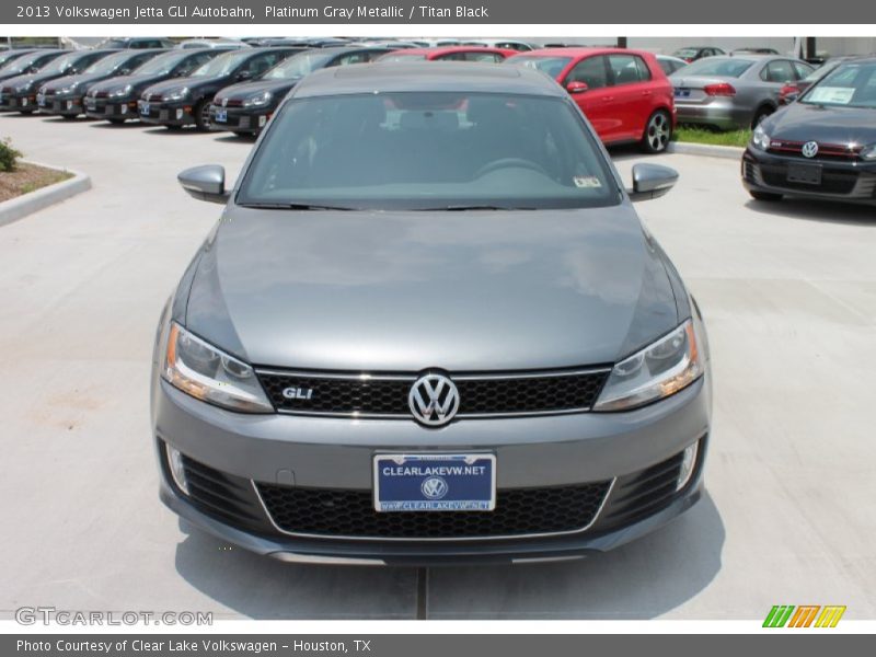 Platinum Gray Metallic / Titan Black 2013 Volkswagen Jetta GLI Autobahn