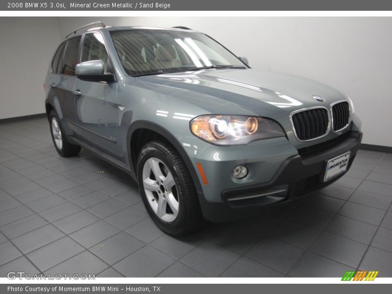 Mineral Green Metallic / Sand Beige 2008 BMW X5 3.0si