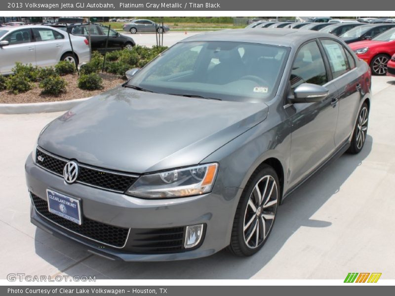 Platinum Gray Metallic / Titan Black 2013 Volkswagen Jetta GLI Autobahn