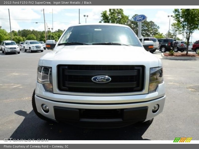 Ingot Silver Metallic / Black 2013 Ford F150 FX2 SuperCrew