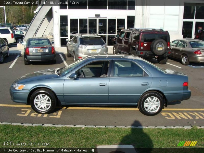 Sailfin Blue Metallic / Gray 2001 Toyota Camry LE