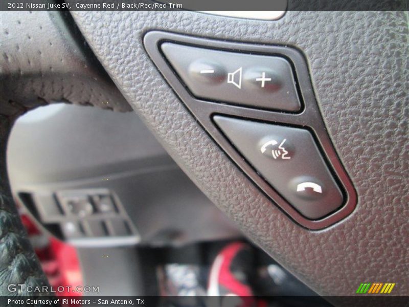 Cayenne Red / Black/Red/Red Trim 2012 Nissan Juke SV