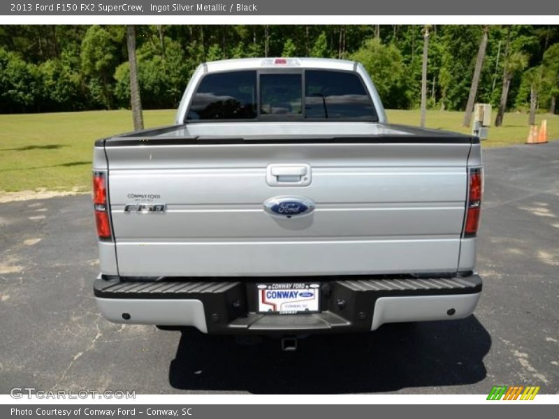 Ingot Silver Metallic / Black 2013 Ford F150 FX2 SuperCrew