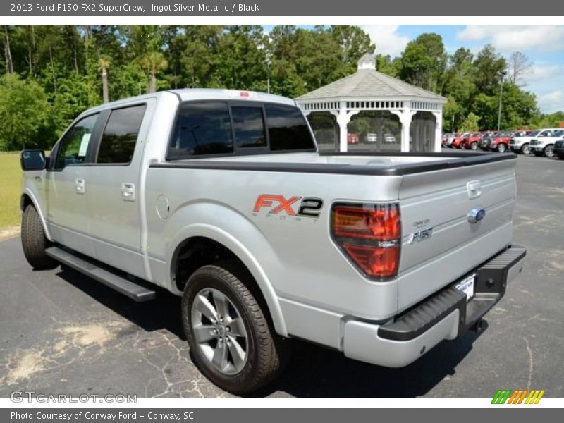 Ingot Silver Metallic / Black 2013 Ford F150 FX2 SuperCrew