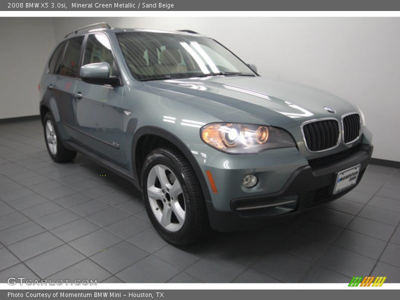 Mineral Green Metallic / Sand Beige 2008 BMW X5 3.0si