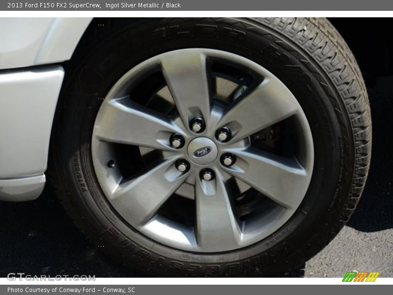 Ingot Silver Metallic / Black 2013 Ford F150 FX2 SuperCrew