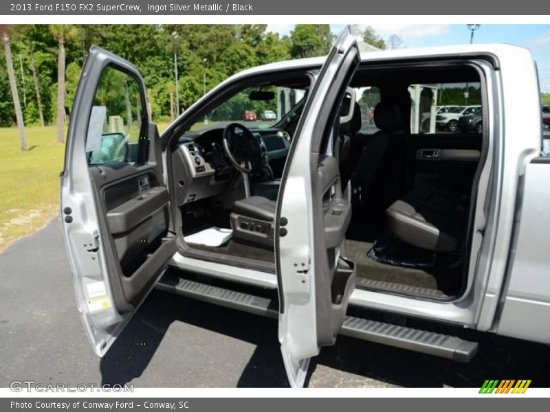 Ingot Silver Metallic / Black 2013 Ford F150 FX2 SuperCrew