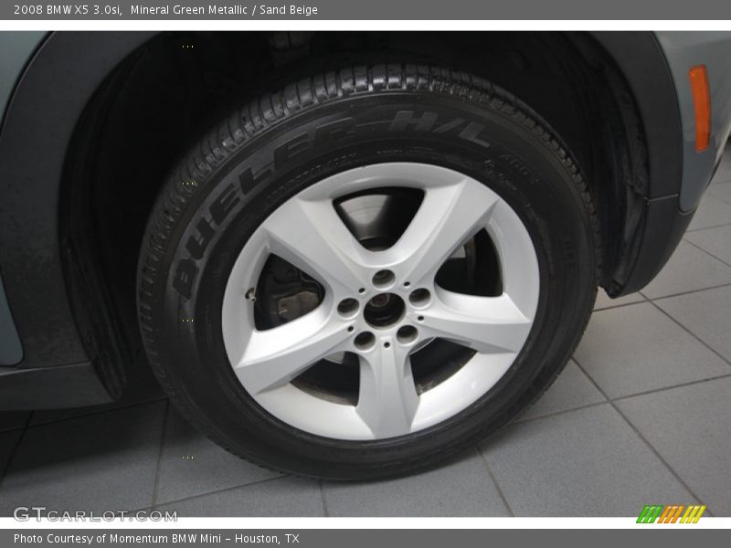 Mineral Green Metallic / Sand Beige 2008 BMW X5 3.0si