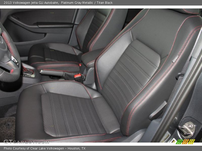 Front Seat of 2013 Jetta GLI Autobahn