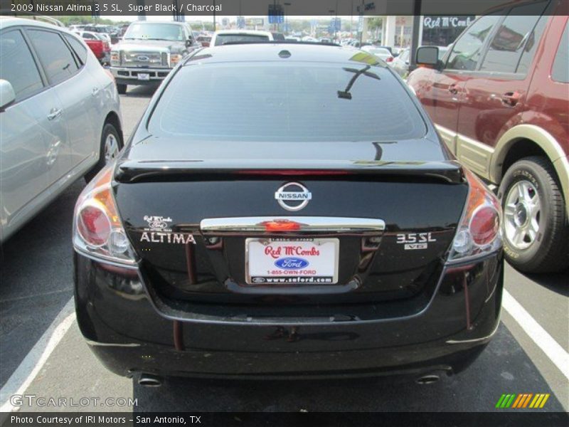 Super Black / Charcoal 2009 Nissan Altima 3.5 SL