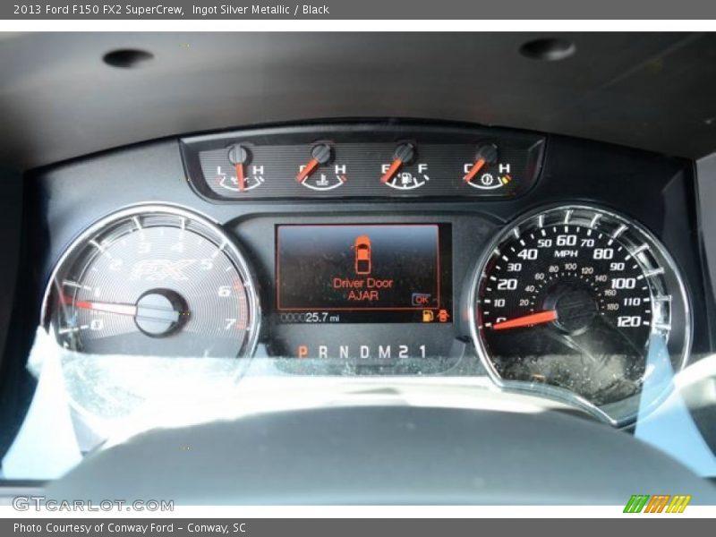Ingot Silver Metallic / Black 2013 Ford F150 FX2 SuperCrew