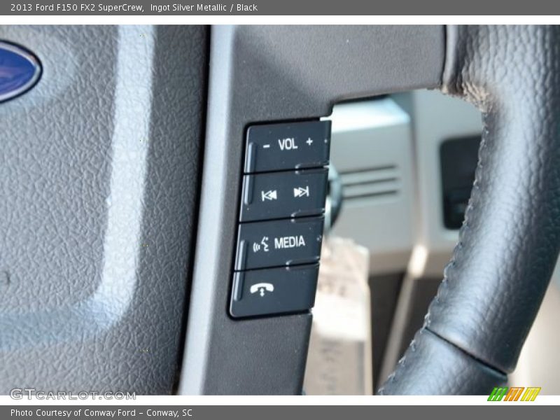 Ingot Silver Metallic / Black 2013 Ford F150 FX2 SuperCrew